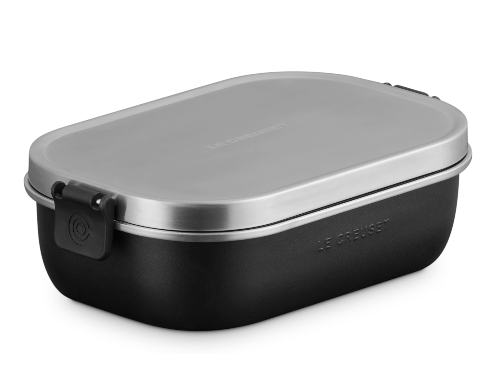 Le Creuset On The Go Lunchbox schwarz matt 900ml Freisteller 2