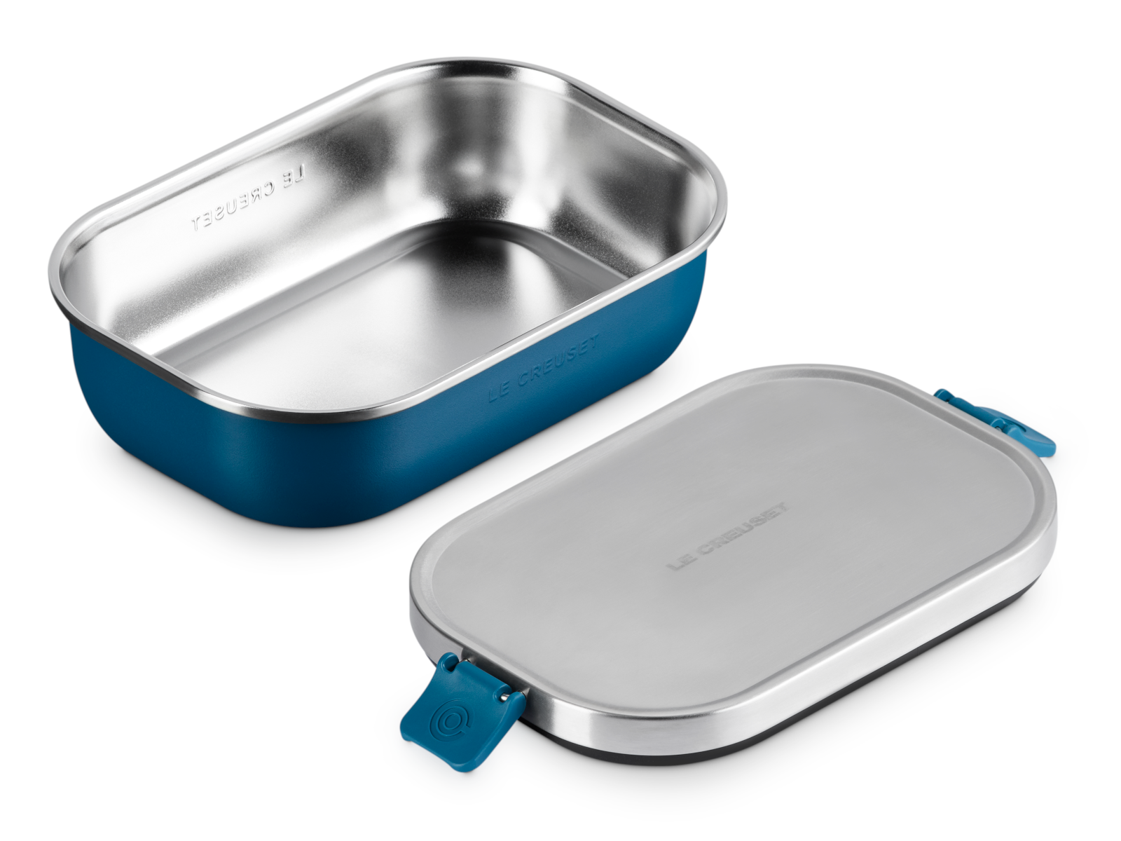 Le Creuset On The Go Lunchbox deep teal 900ml Freisteller 1