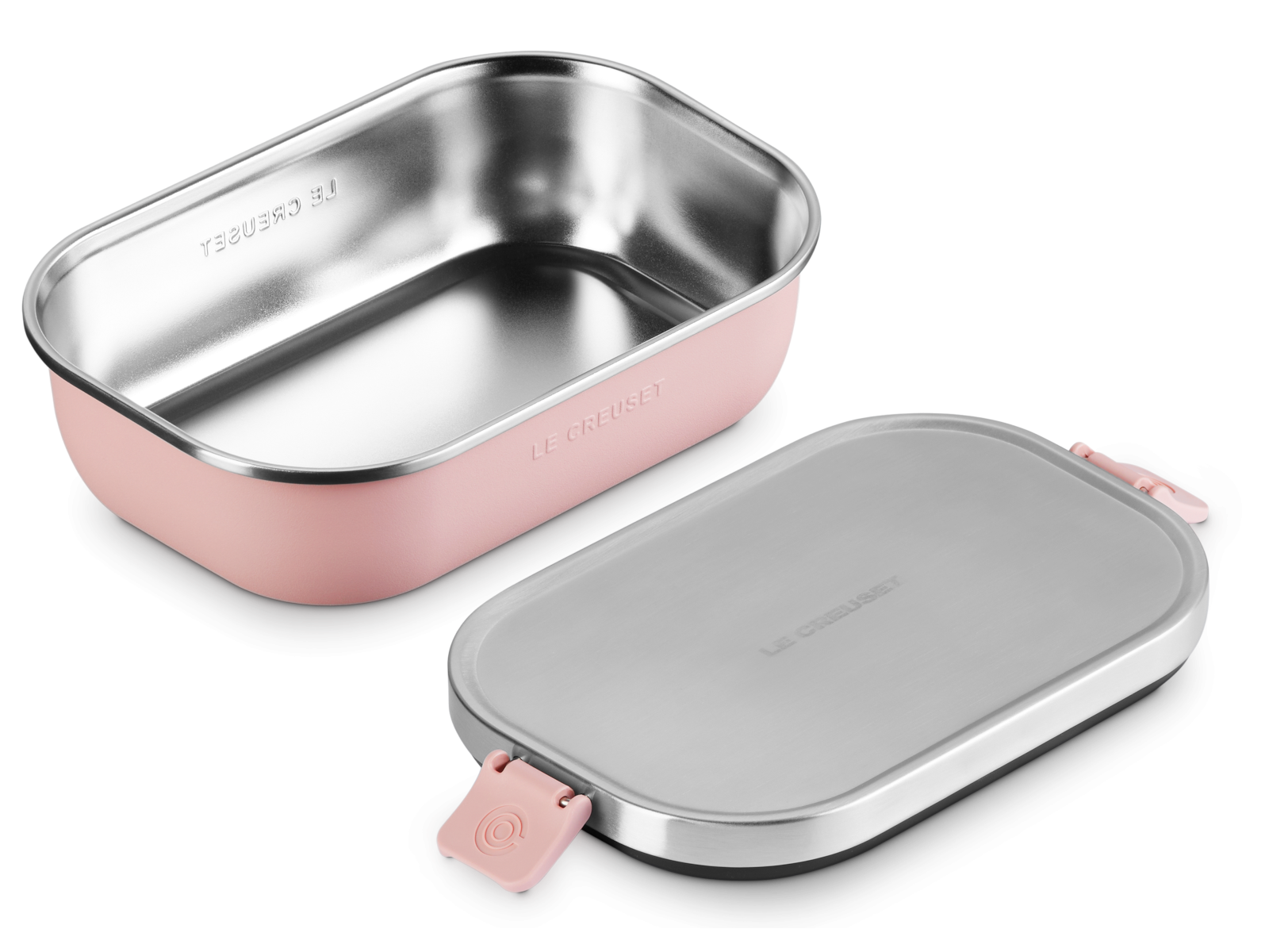 Le Creuset On The Go Lunchbox shell pink 900ml Freisteller 3