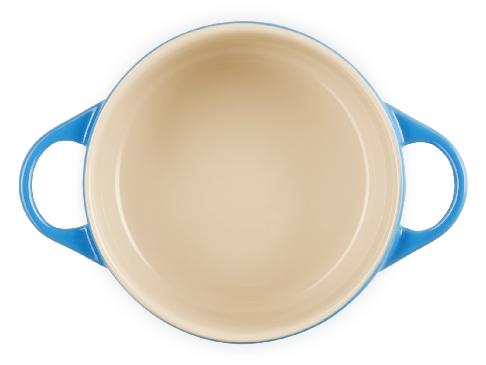 Le Creuset Mini-Cocotte rund azure 14cm Freisteller 4