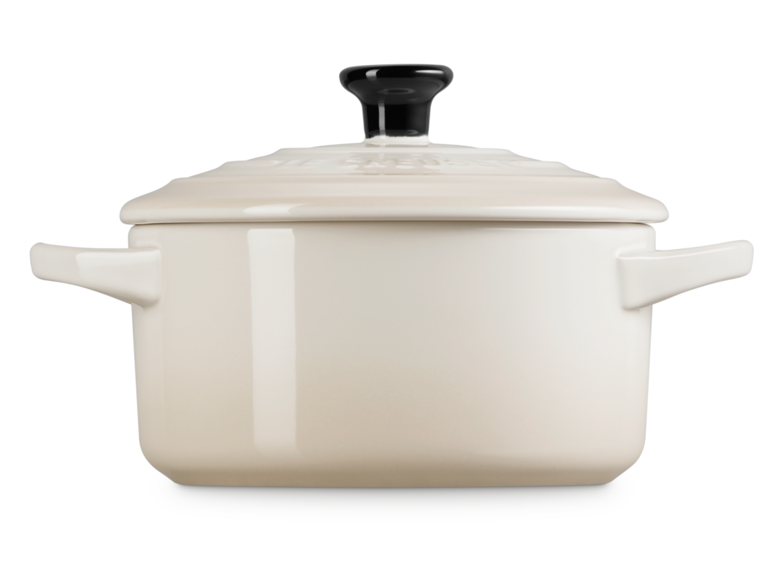 Le Creuset Mini-Cocotte rund meringue 14cm Freisteller 1