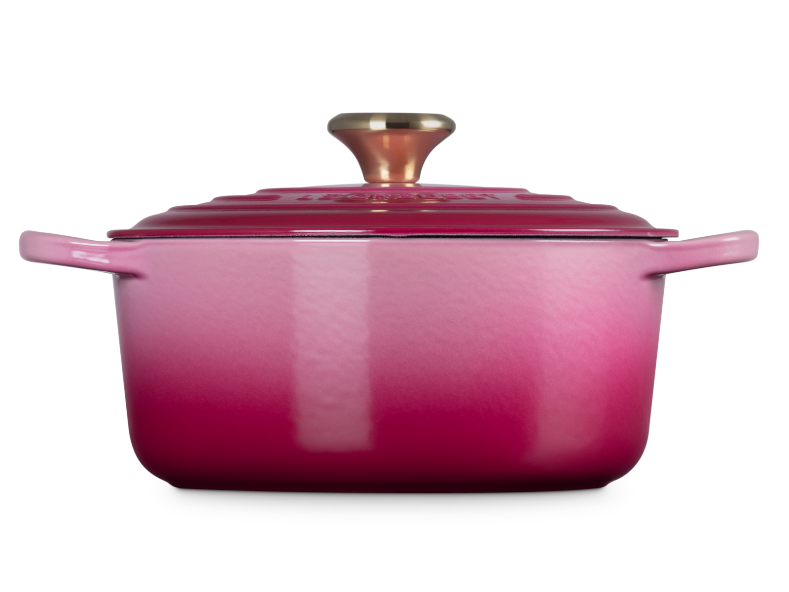 Les Creuset Bräter Signature rund berry 24cm Freisteller 3