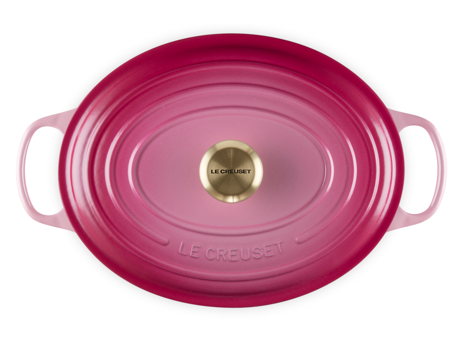 Les Creuset Bräter Signature rund berry 31cm Freisteller 4