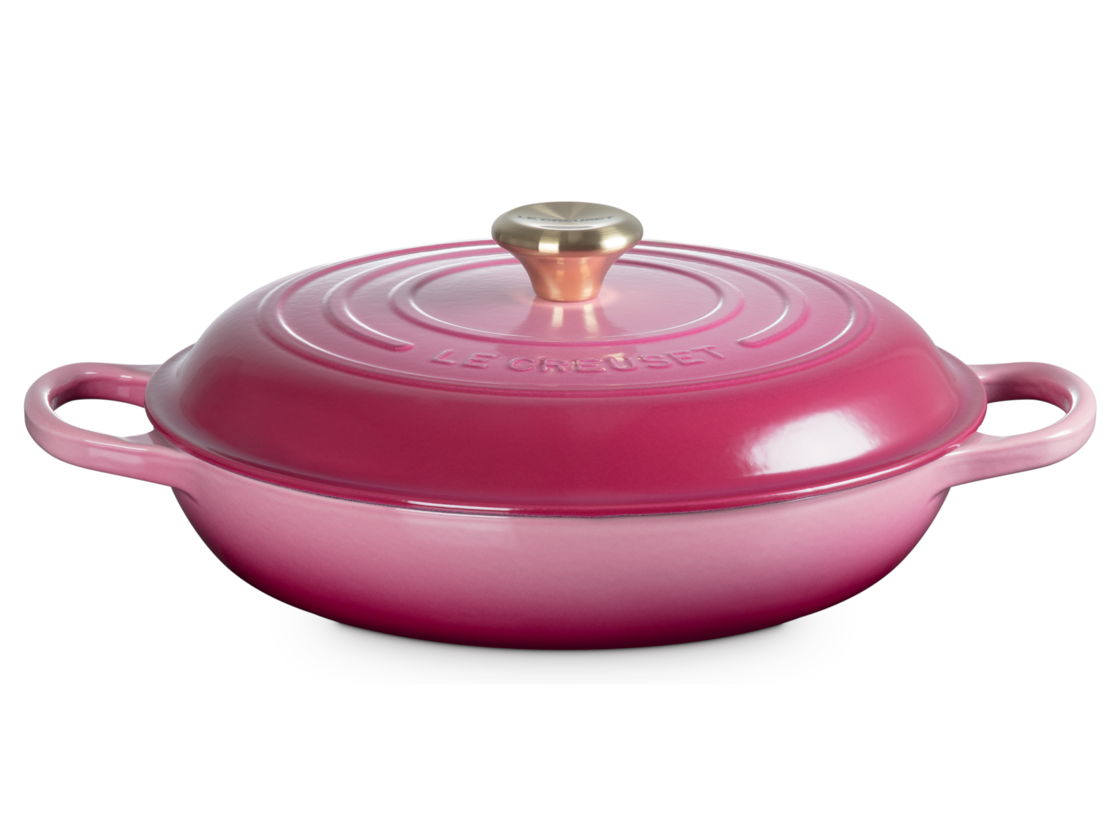 Les Creuset Gourmet-Profitopf Signature rund berry 30cm Freisteller 1