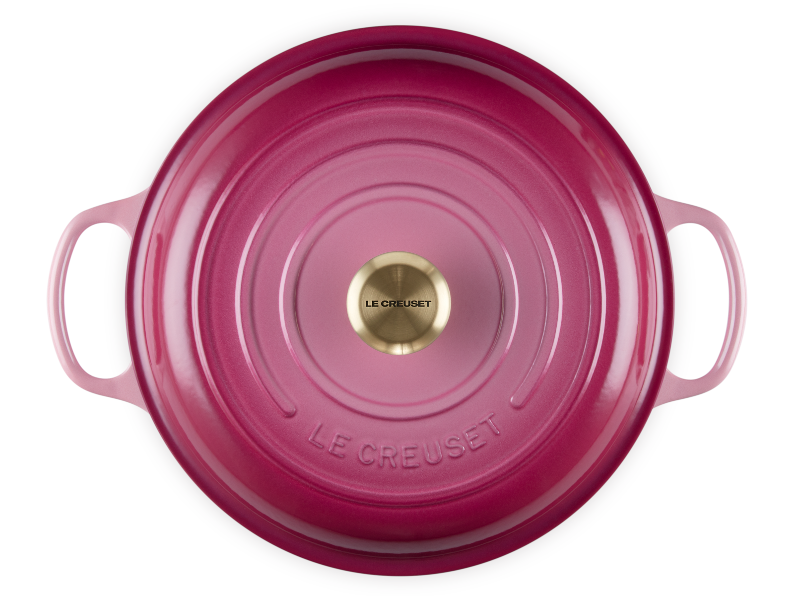 Les Creuset Gourmet-Profitopf Signature rund berry 30cm Freisteller 4