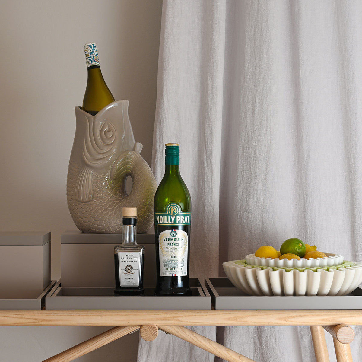 Giftcompany Neo Tablett quadratisch braun 32cm Lifestyle 1