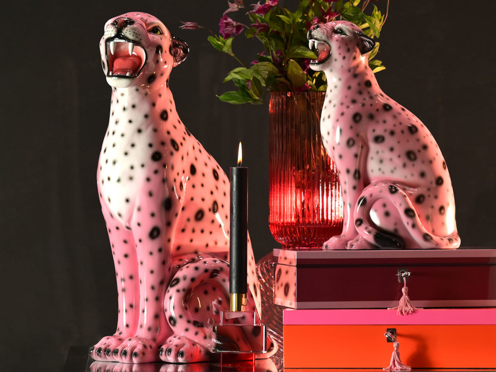 Giftcompany Wildcat Leopard S orange 34cm Lifestyle 1