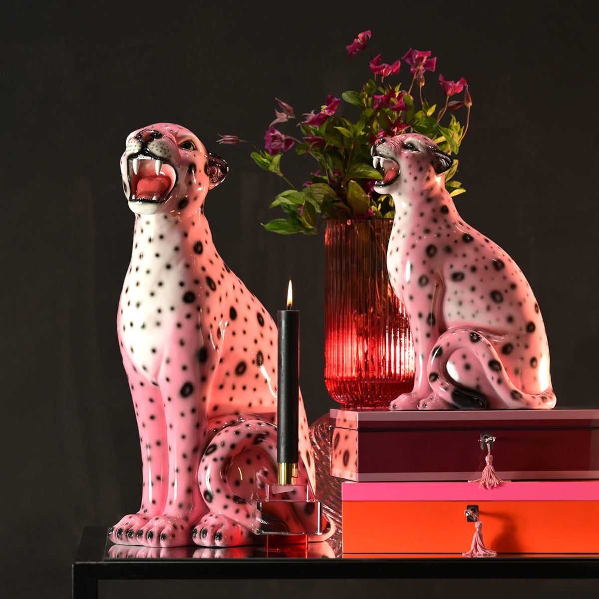 Giftcompany Wildcat Leopard S rosa 34cm Lifestyle 1