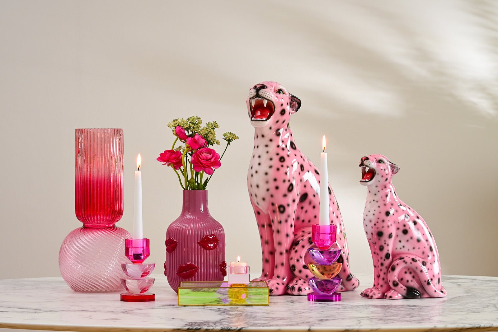 Giftcomany L'amour Vase Herzen rot 25cm Lifestyle 1