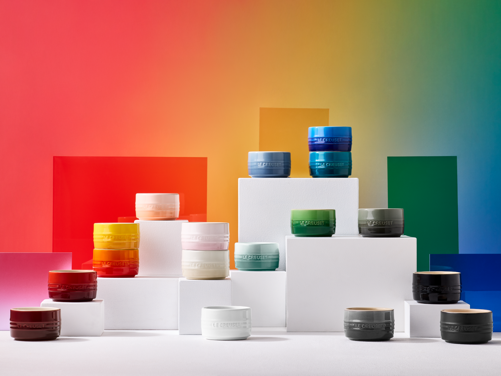 Le Creuset stapelbares Förmchen flint 8cm Freisteller 6