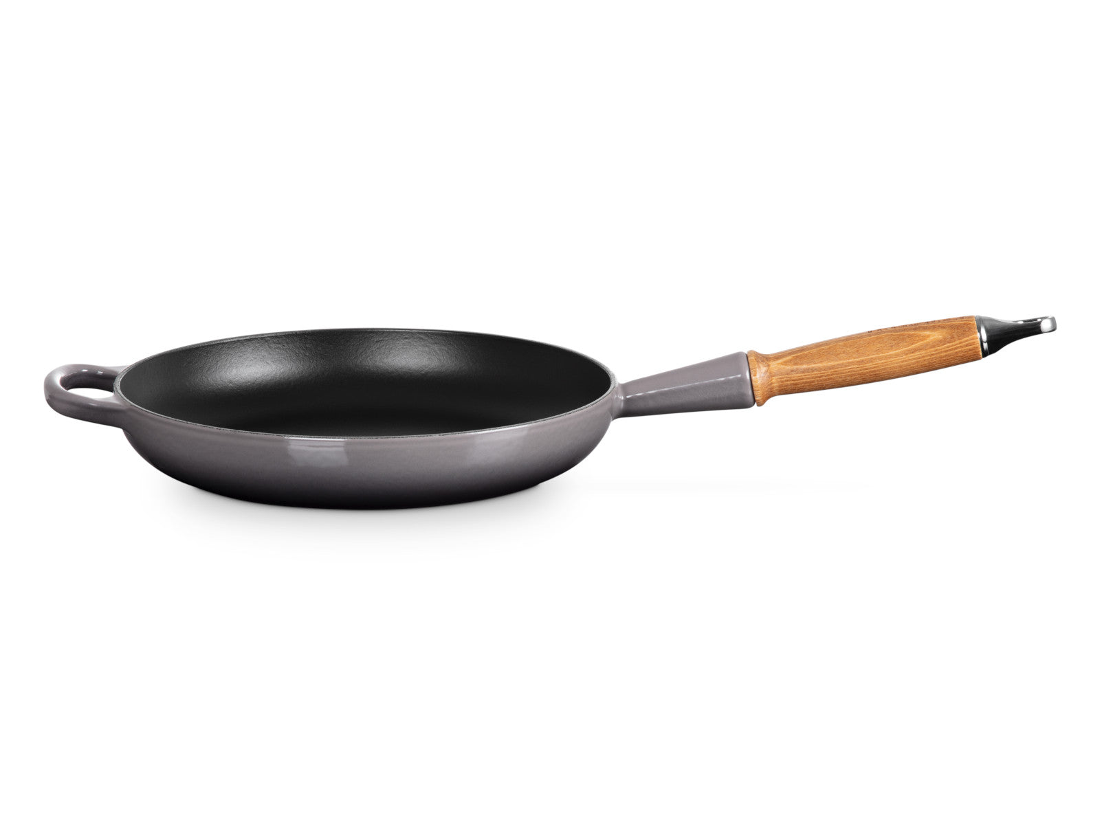 Le Creuset Brat- und Servierpfanne Signature mit Holzgriff flint 26cm Freisteller 1