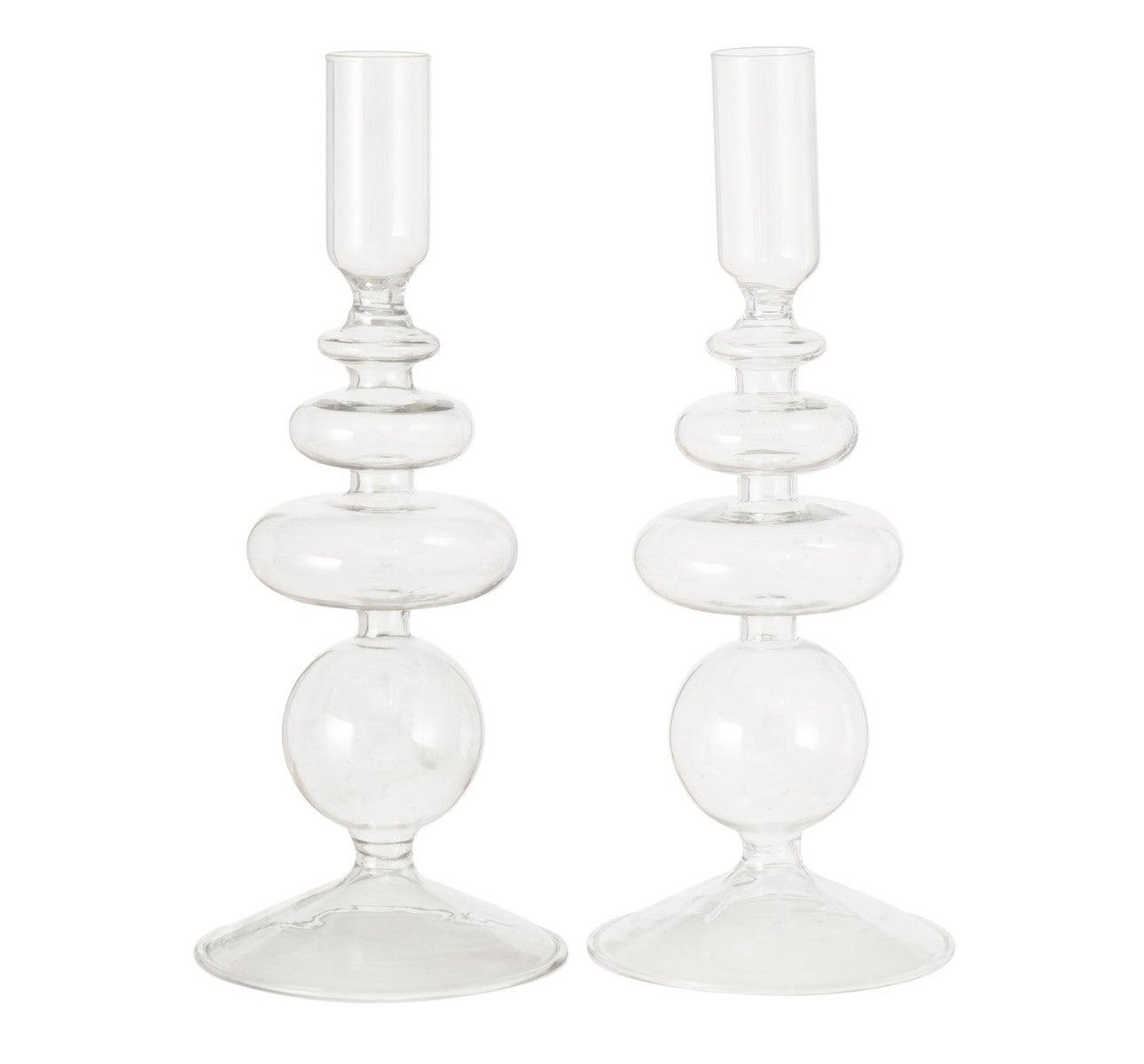 Boltze Labbia Kerzenleuchter 22cm grau sortiert (1 Stück)