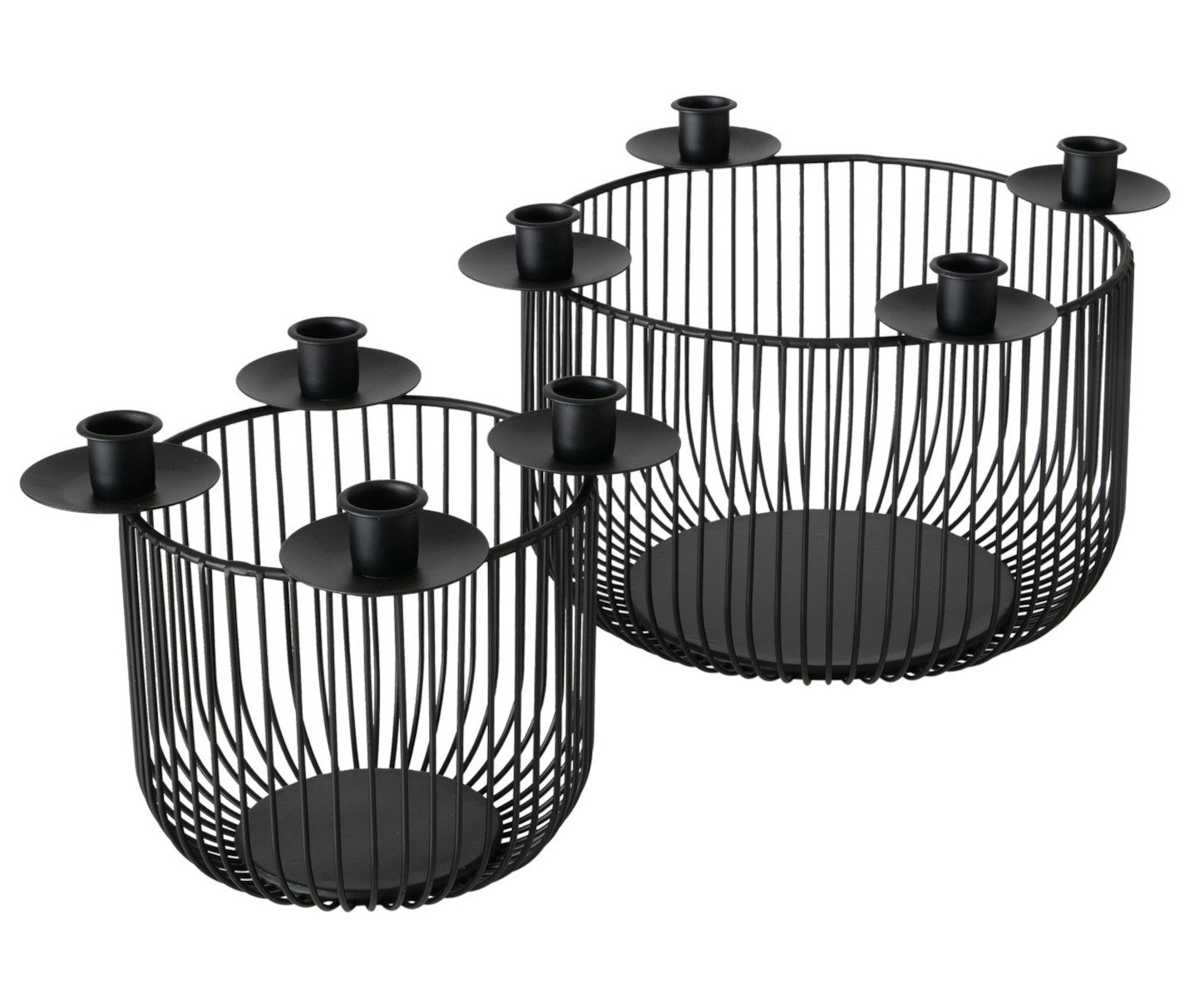 Boltze Cindy Kerzenleuchter schwarz 19cm (1 Stück)