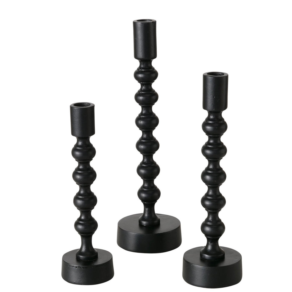 Boltze Klisko Kerzenleuchter schwarz 31cm (1 Stück)