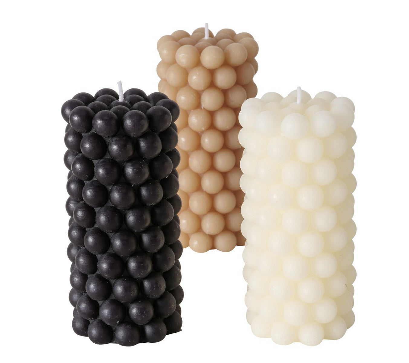 Boltze Pearls Kerze Farbmix 14cm sortiert (1 Stück)