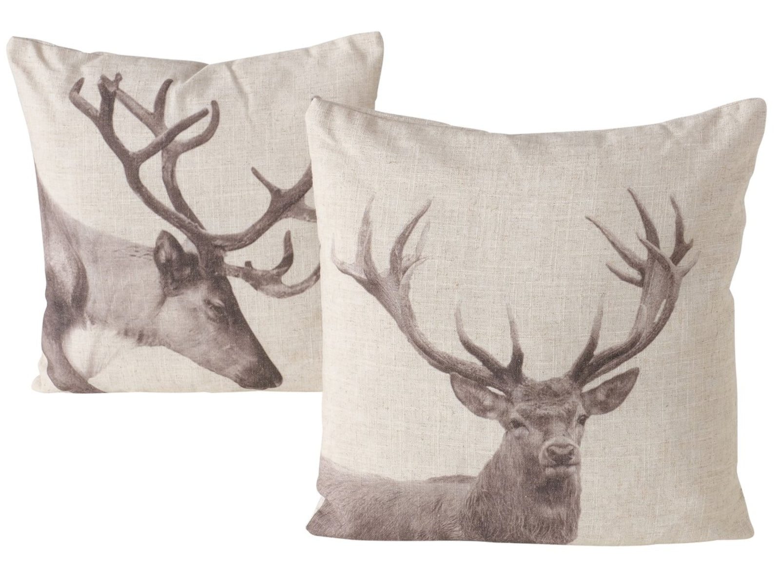 Boltze Hunting Kissen sortiert beige 45x45cm (1 Stück) Freisteller 1