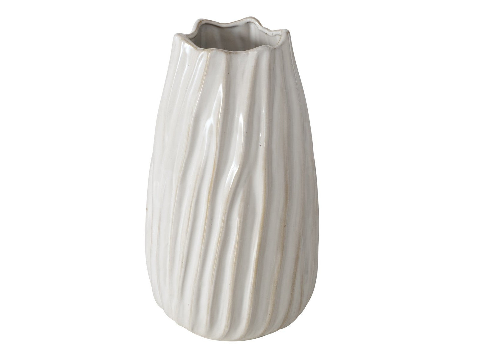 Boltze Nanny Vase weiß 25,5cm (1 Stück)
