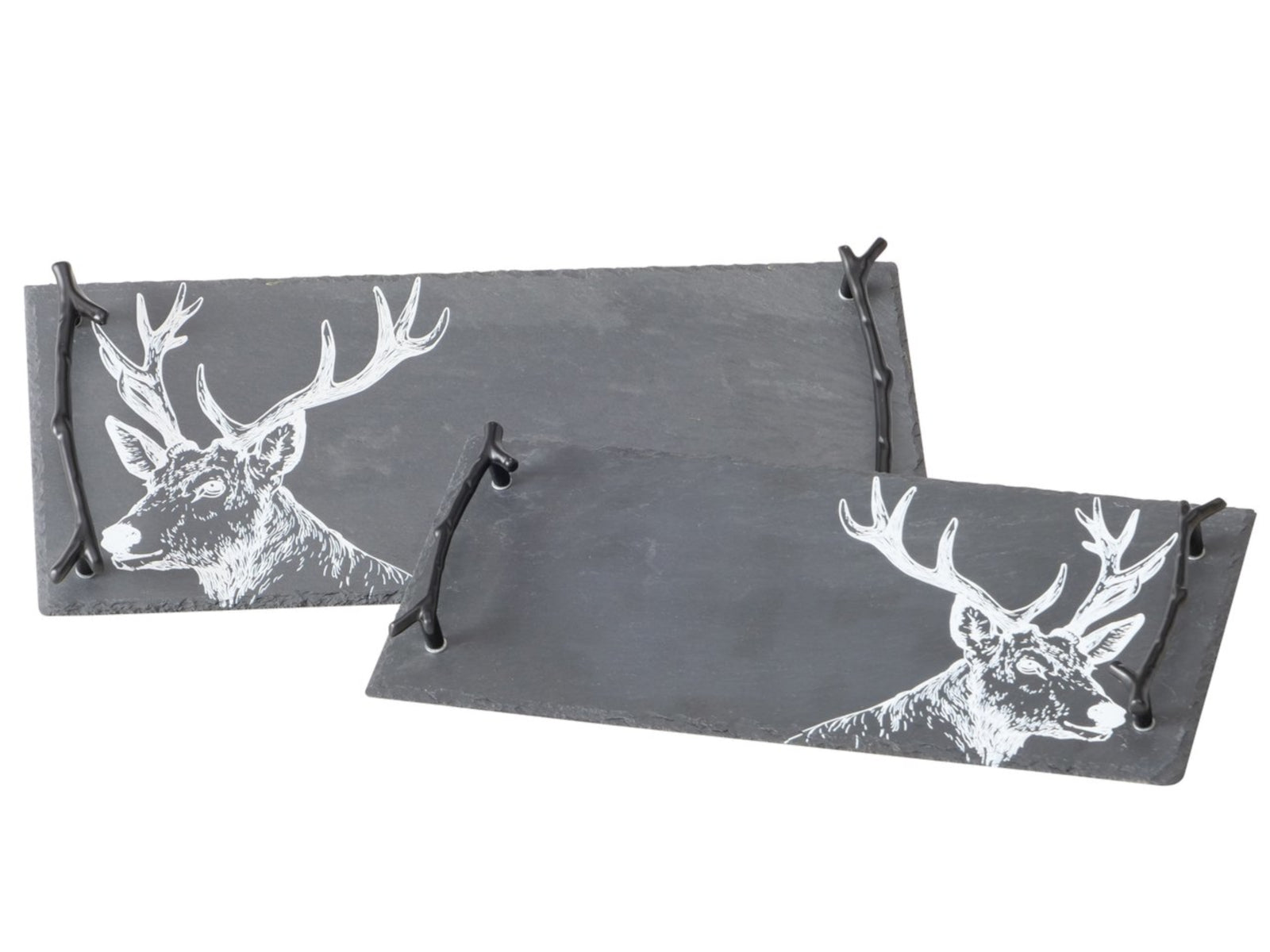 Boltze Moritz Tablett schwarz 35cm (1 Stück) Freisteller 1