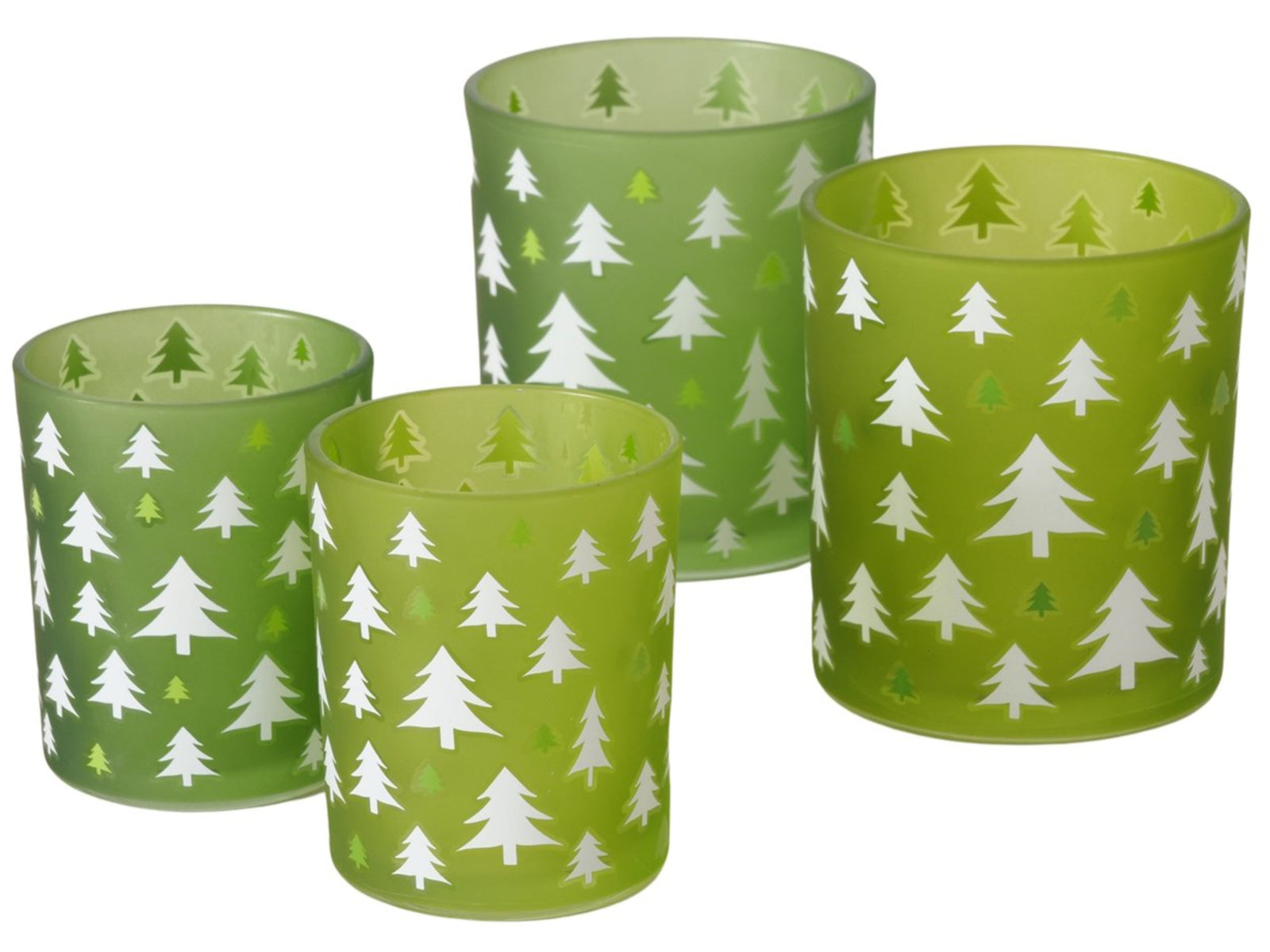Boltze Tilio Windlicht sortiert grün 10,5cm (1 Stück) Freisteller 1