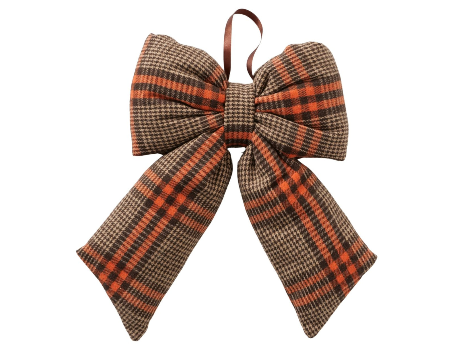 Boltze Bowy Dekoanhänger Schleife braun 38cm (1 Stück) Freisteller 1