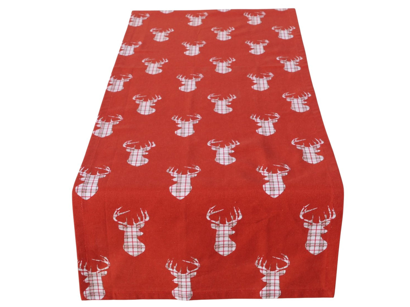 Boltze Kitzbühl Tischläufer rot 140x40cm (1 Stück) Freisteller 1