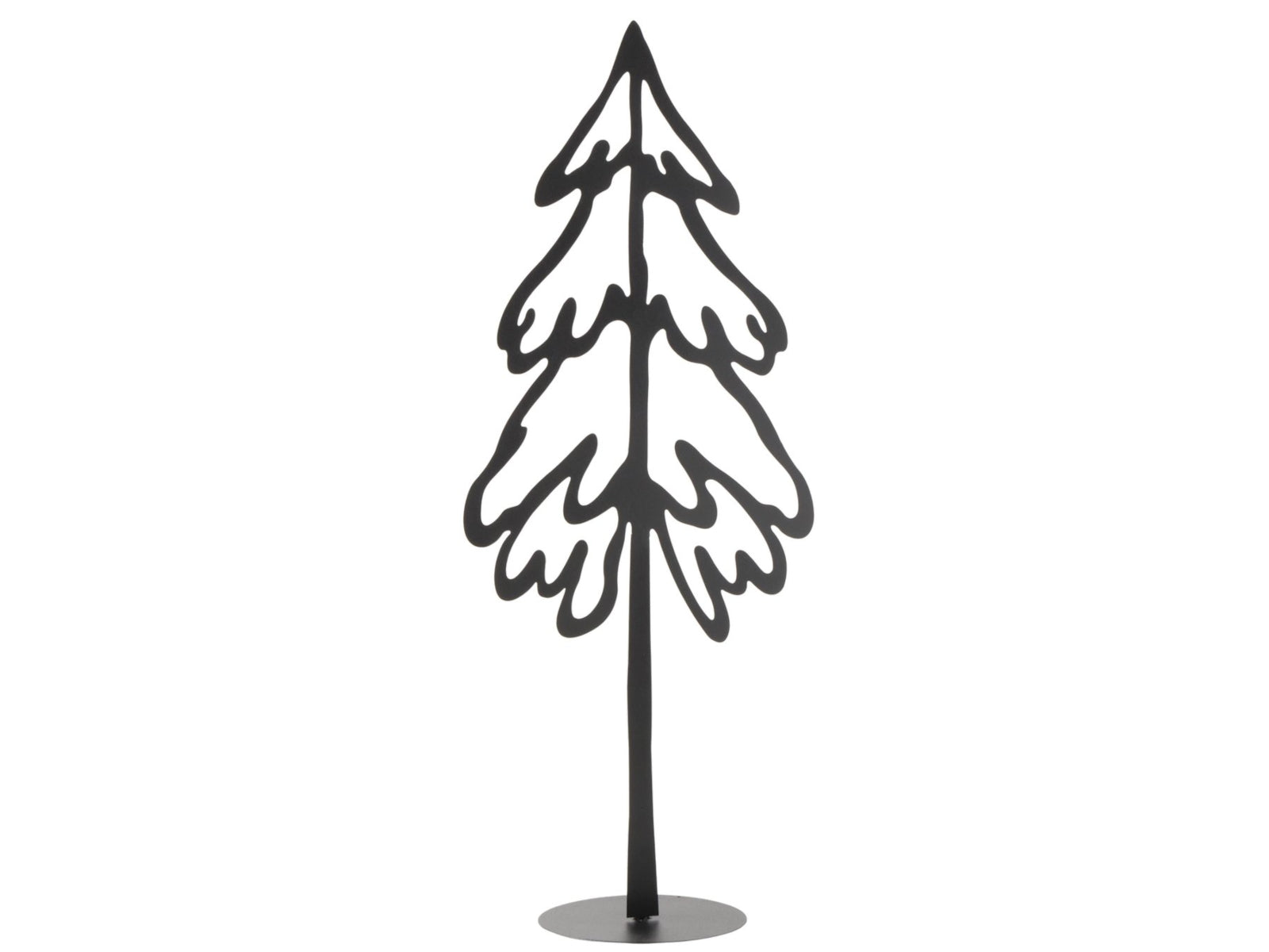 Boltze Finnley Baum mit Stand schwarz 56cm (1 Stück) Freisteller 1