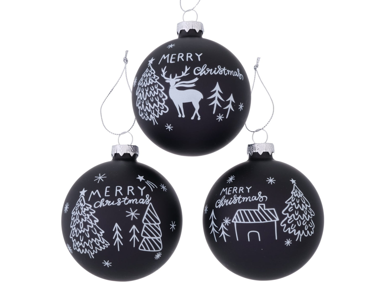 Boltze Credo Weihnachtskugel sortiert mehrfarbig 8cm (1 Stück) Freisteller 1