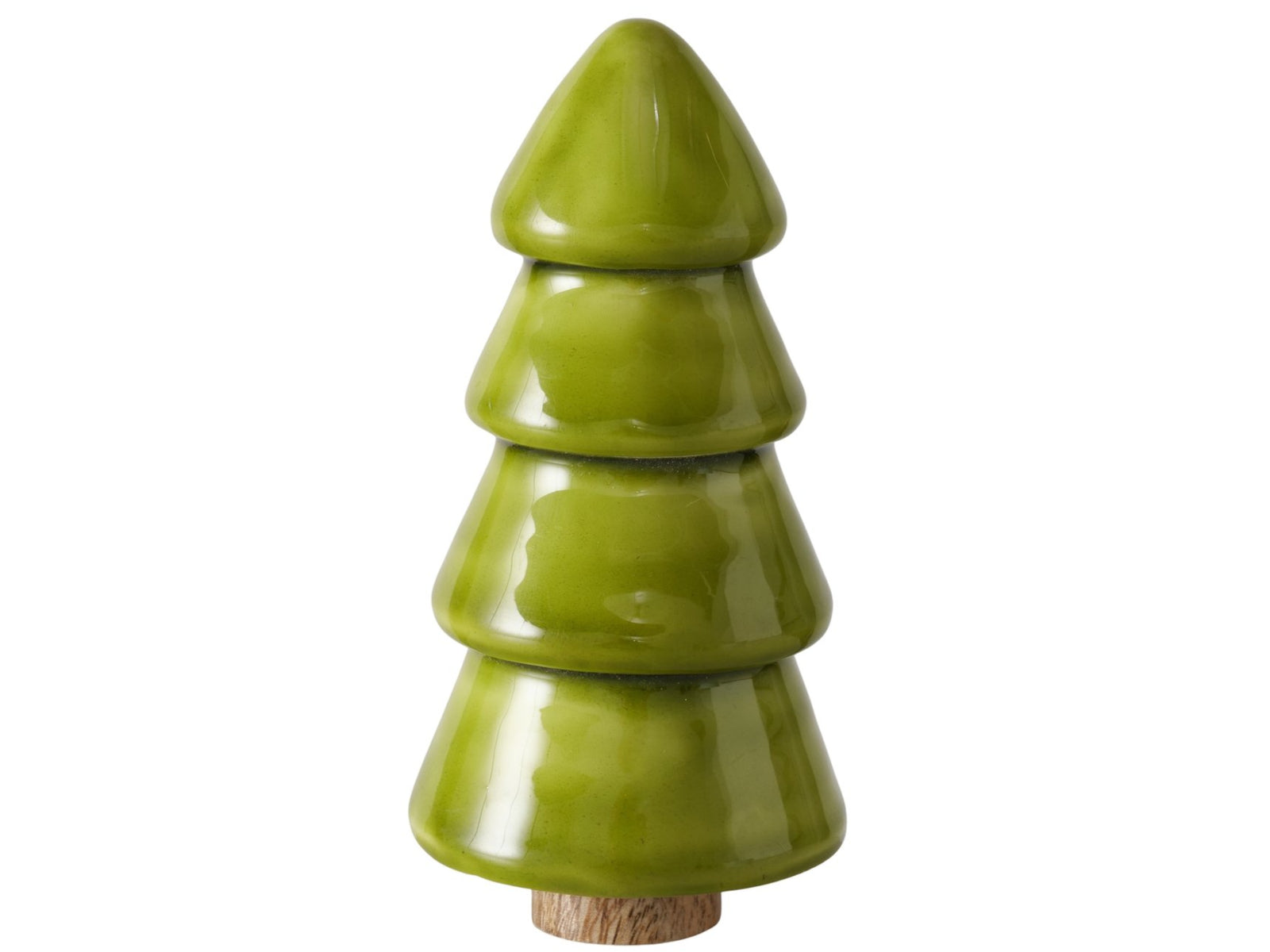 Boltze Freya Dekoaufsteller Baum mit Stand hellgrün 12cm (1 Stück) Freisteller 1