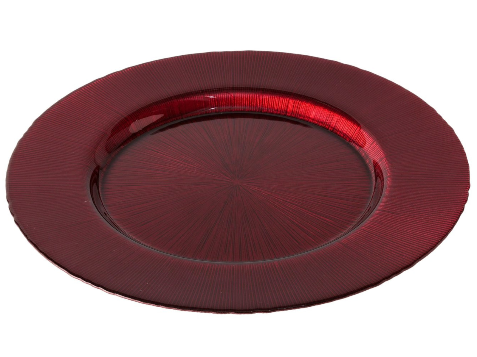 Boltze Relin Teller rot 33cm (1 Stück) Freisteller 1