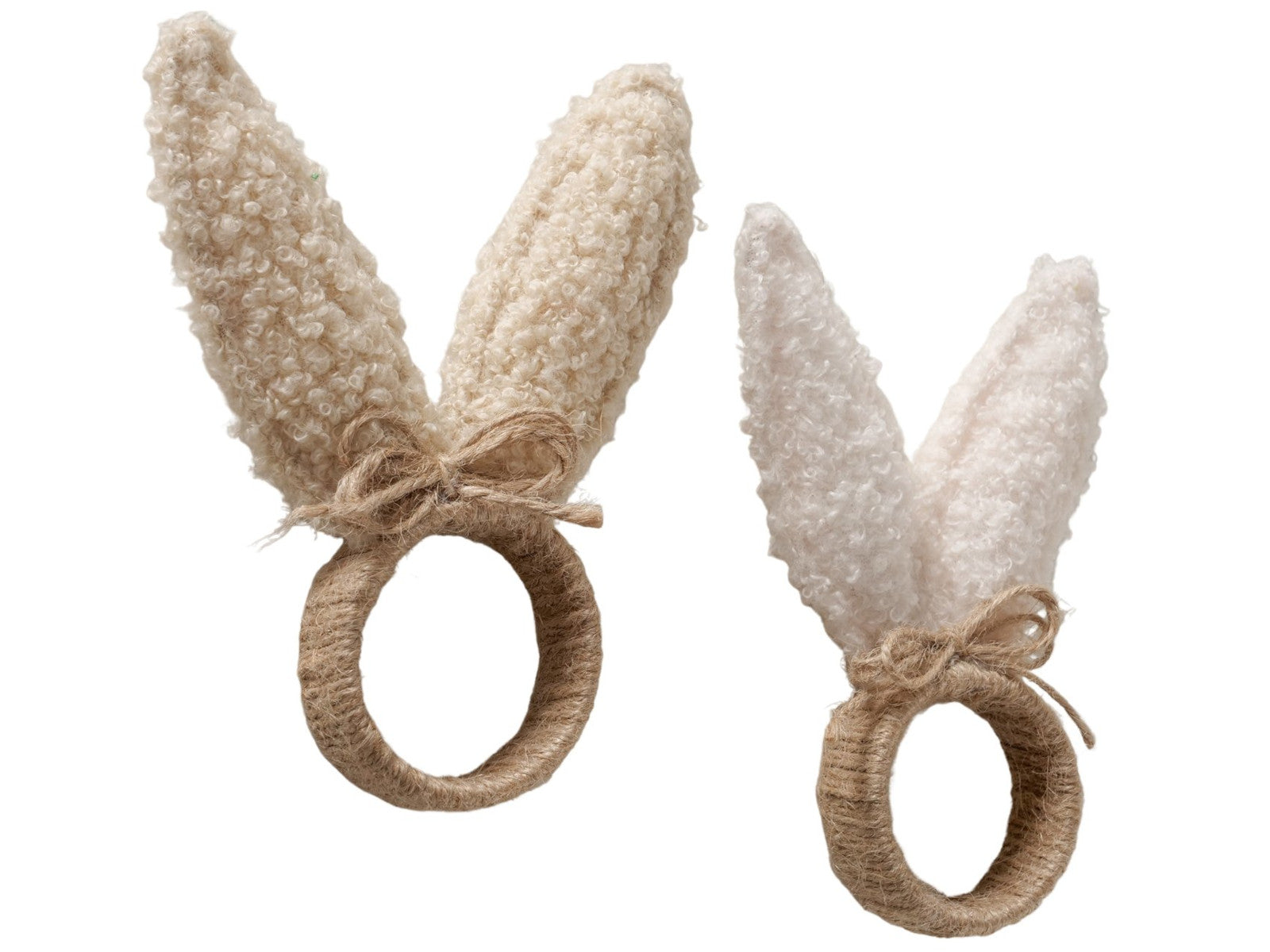 Boltze Plushy Serviettenring sortiert beige (1 Stück) Freisteller 1