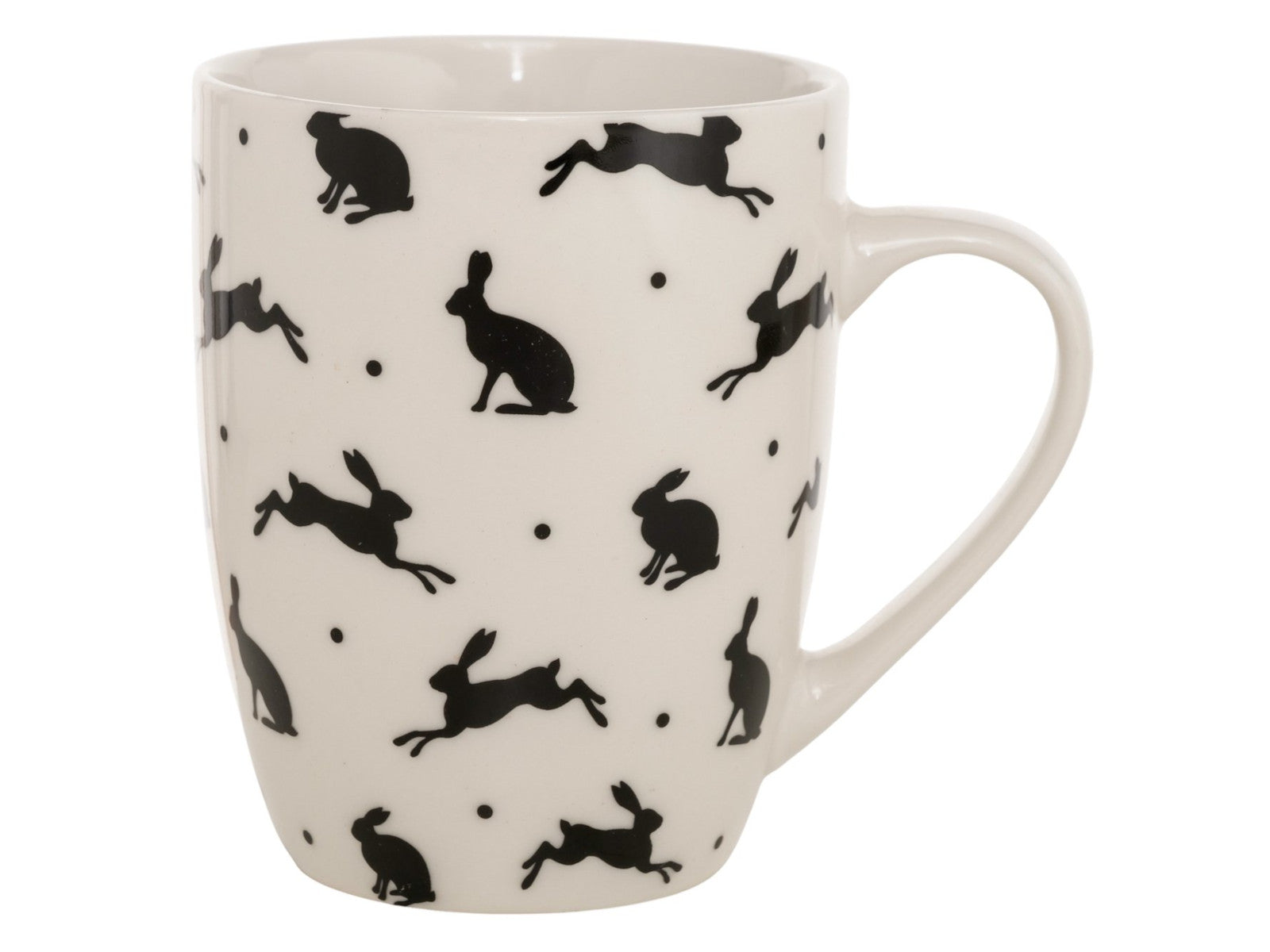 Boltze Blacky Becher mit Henkel weiß 0,35l Freisteller 1