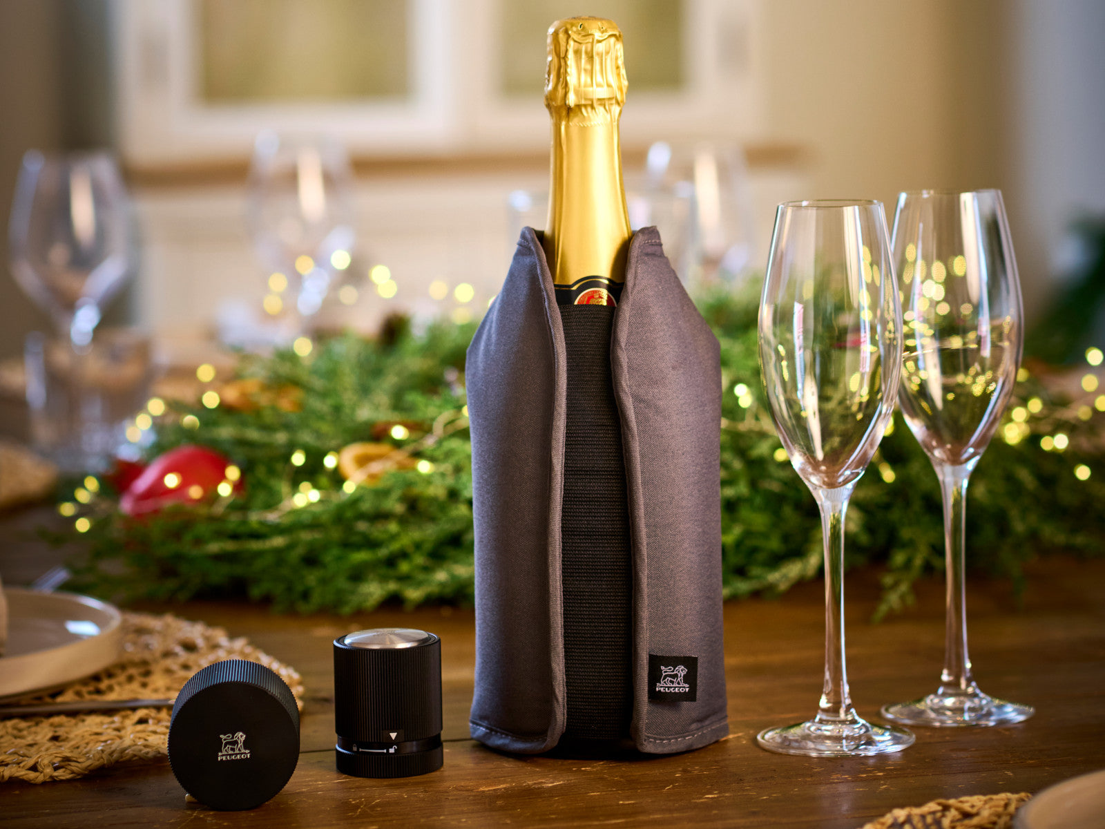 PEUGEOT FRESH´N PRESERVE Vakuumpumpe Duo & Frizz schwarz 4tlg Lifestyle 1