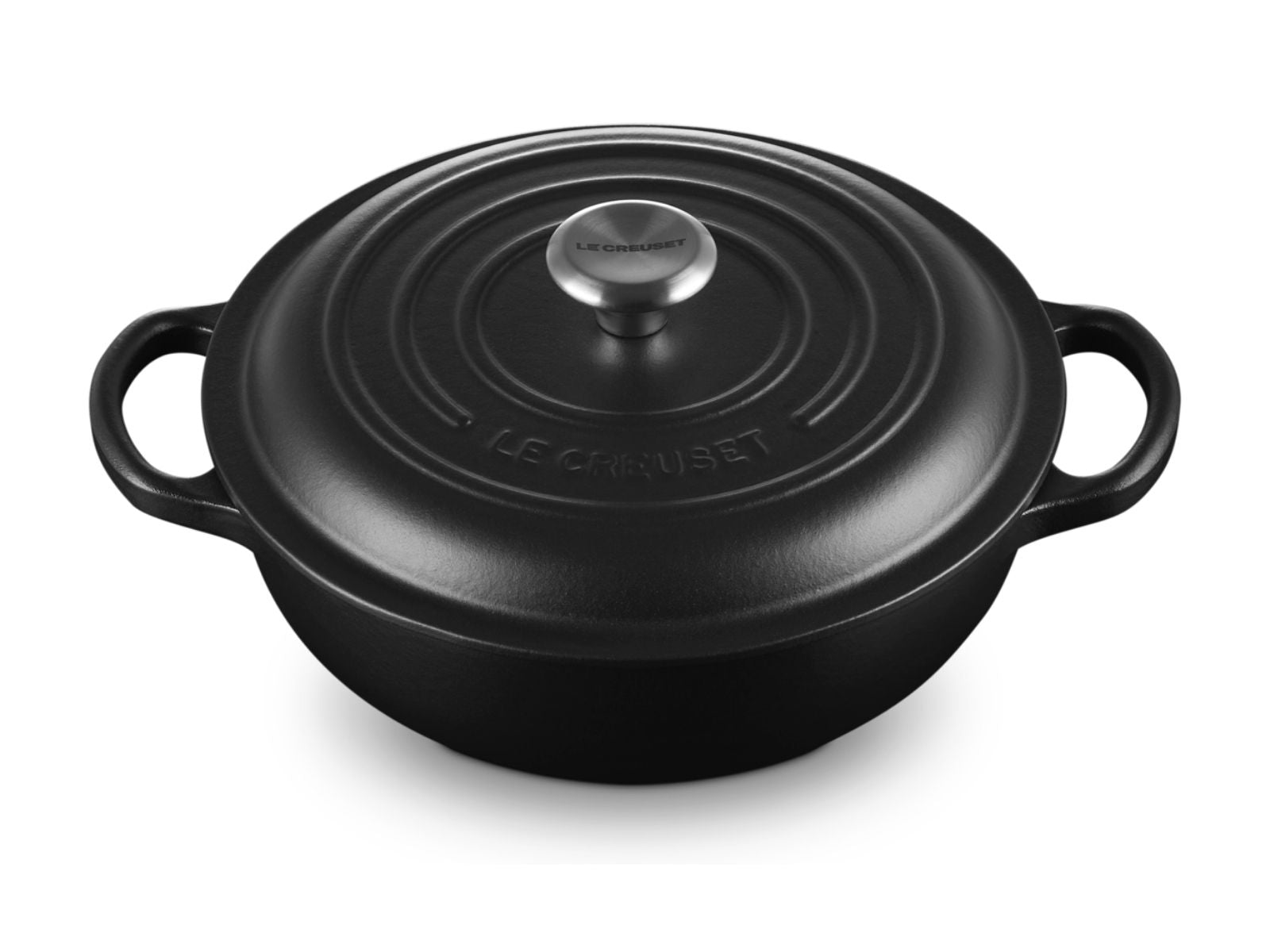 Le Creuset Stew Pot Signature rund schwarz matt 22cm - Produktbild 2