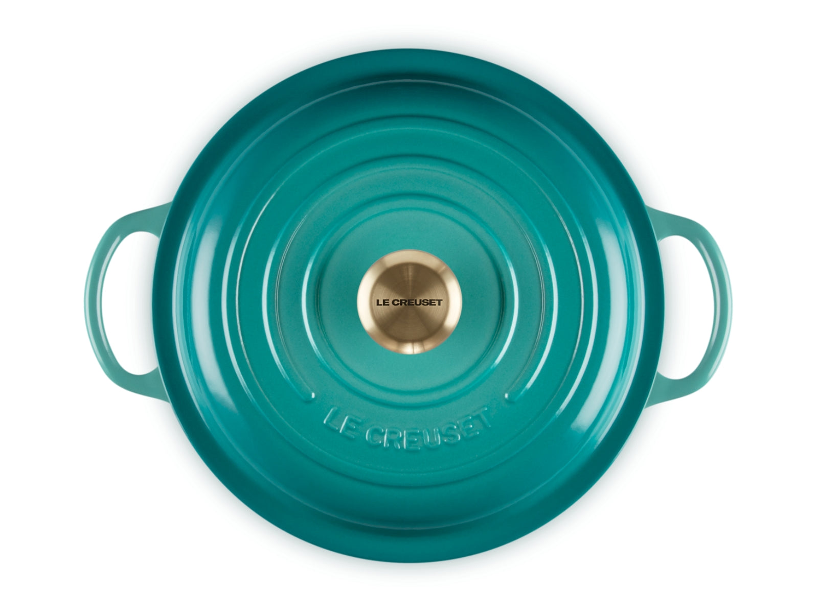 Le Creuset Stew Pot Signature rund bleu riviera 22cm - Produktbild 5