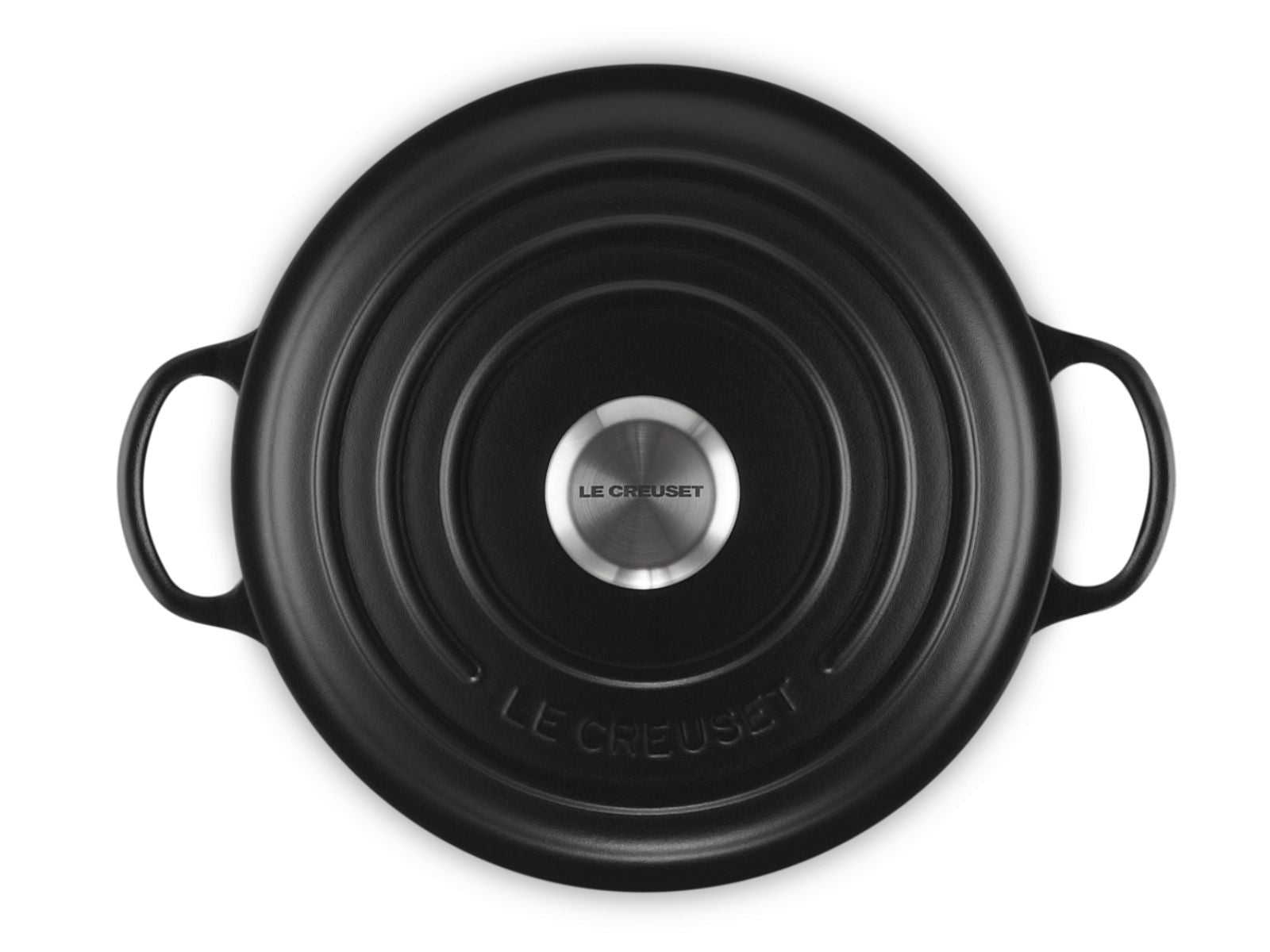 Le Creuset Bräter La Marmite Signature rund schwarz matt 24cm - Produktbild 3