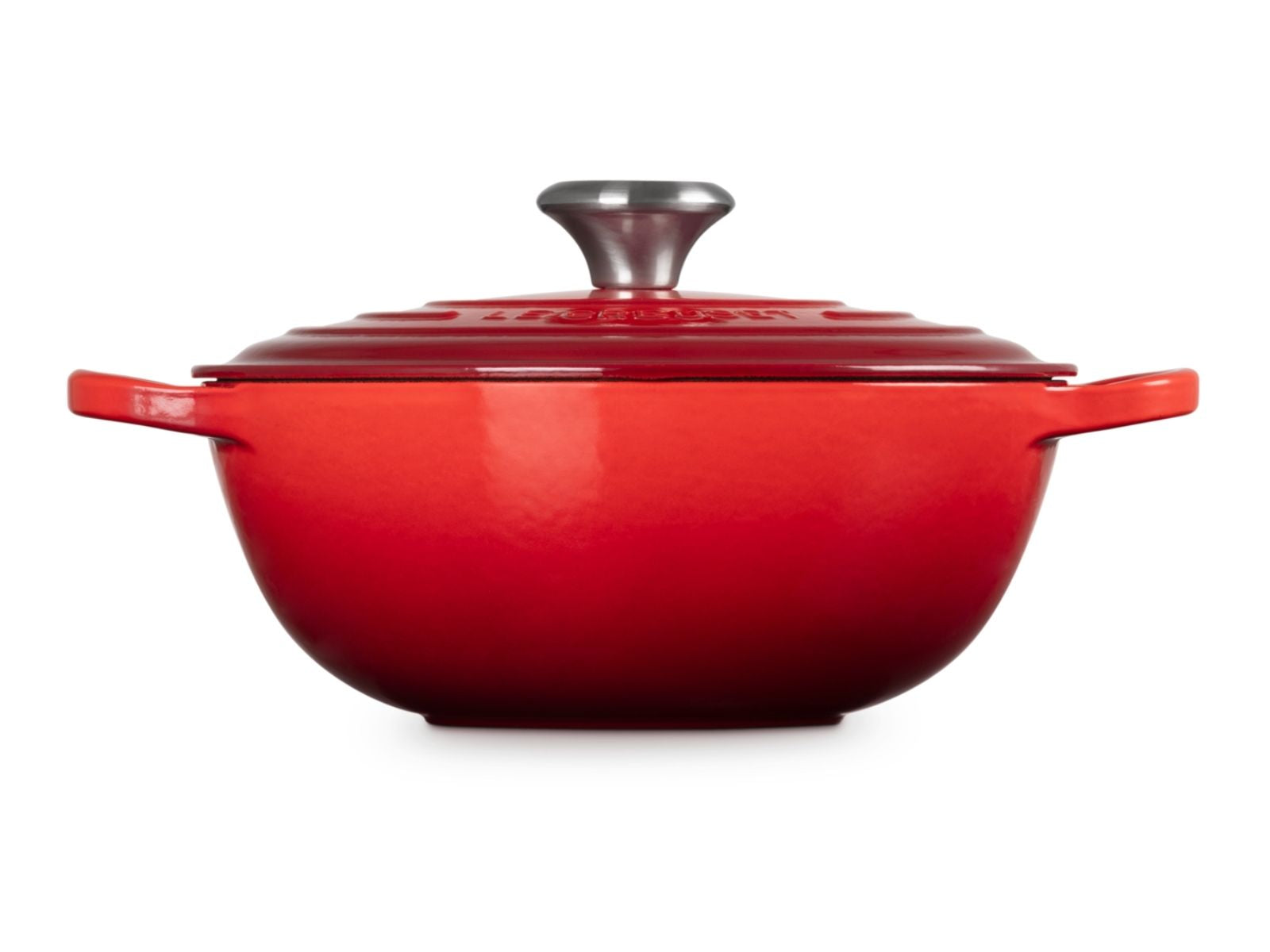 Le Creuset Bräter La Marmite Signature rund kirschrot 24cm - Produktbild 2