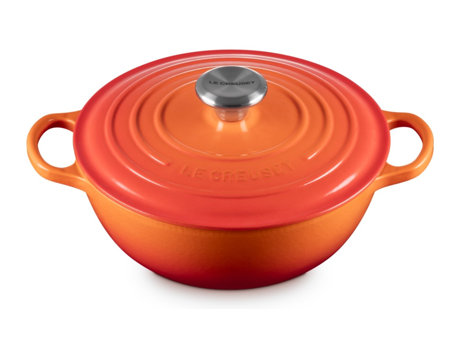 Le Creuset Bräter La Marmite Signature rund ofenrot 24cm - Produktbild 5