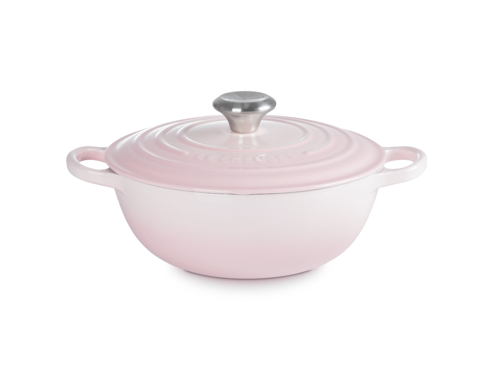 Le Creuset Bräter La Marmite Signature rund shell pink 24cm - Produktbild 3