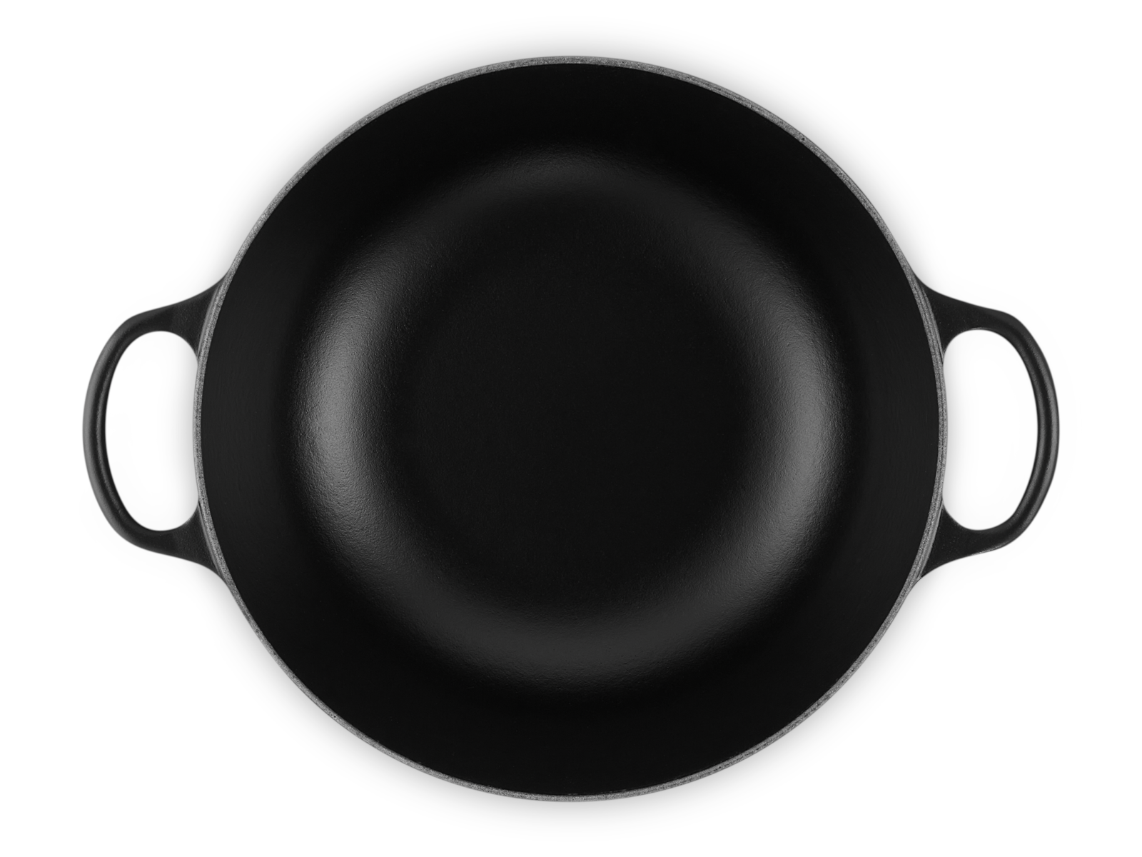 Le Creuset Bräter La Marmite Signature rund schwarz matt 28cm Freisteller 2