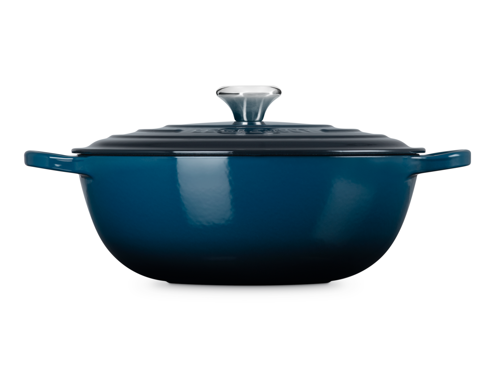 Le Creuset Bräter La Marmite Signature rund nuit 28cm Freisteller 5