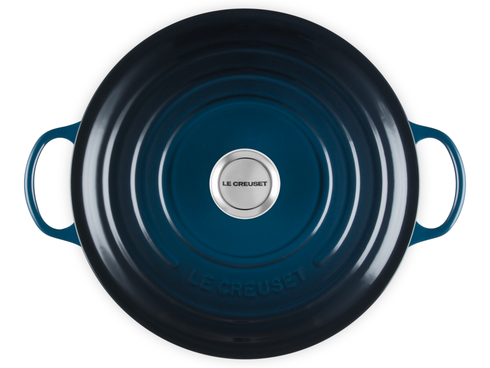Le Creuset Bräter La Marmite Signature rund nuit 28cm Freisteller 4