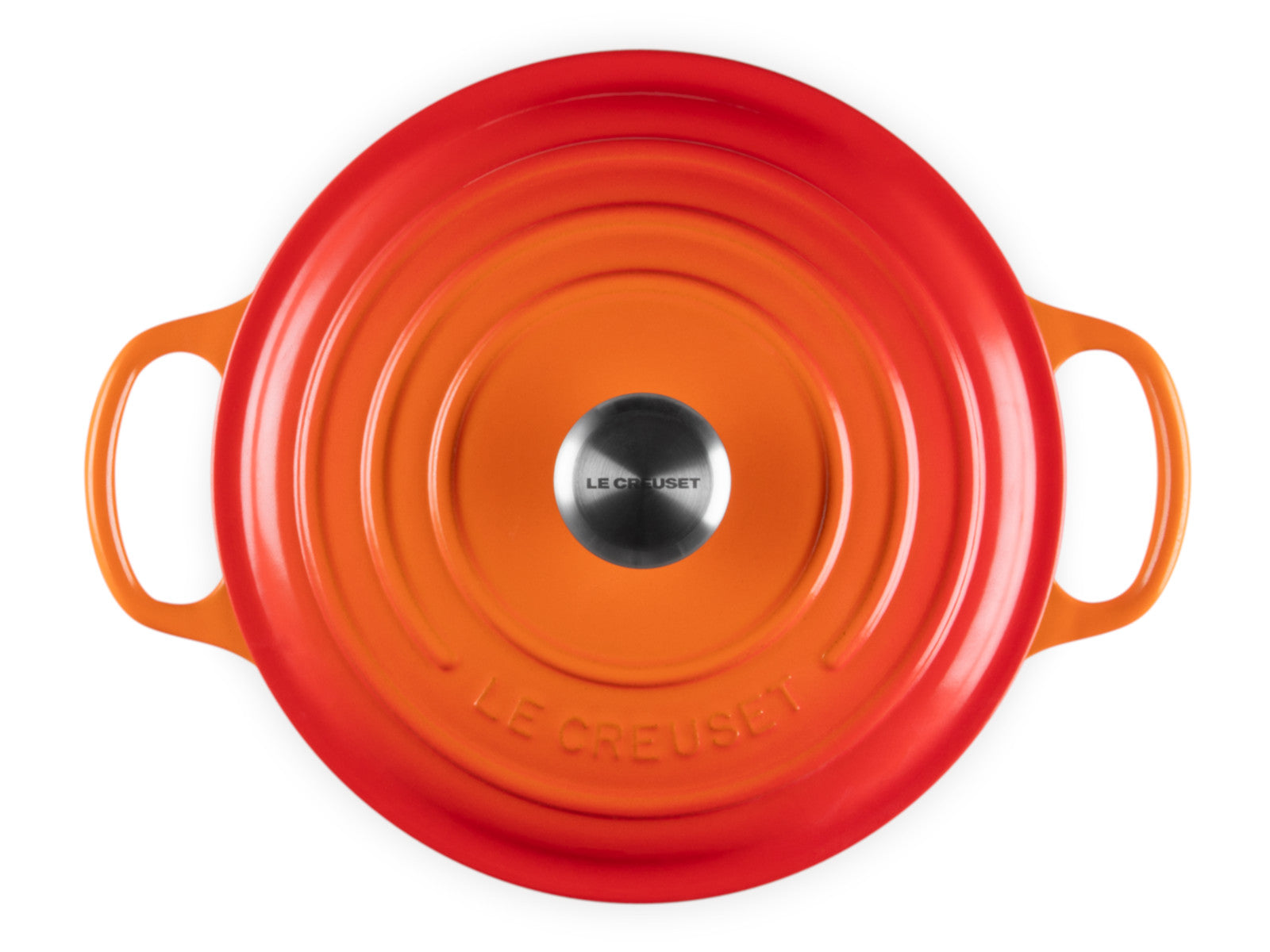 Le Creuset Bräter Signature rund ofenrot 22cm Freisteller 4