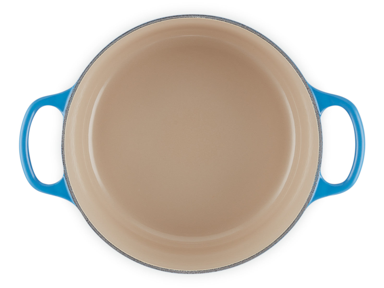 Le Creuset Bräter Signature rund azure 22cm Freisteller 4