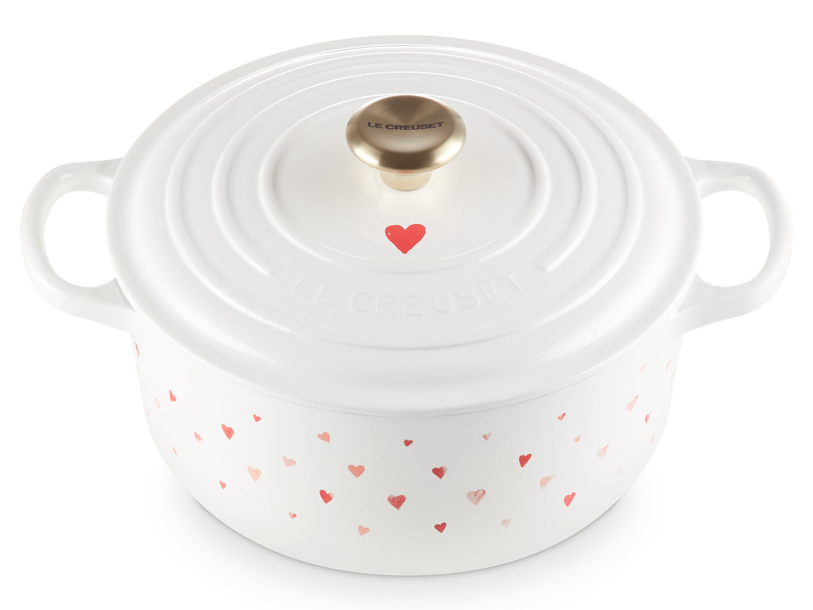 Le Creuset Bräter Signature rund hearts 22cm Freisteller 2