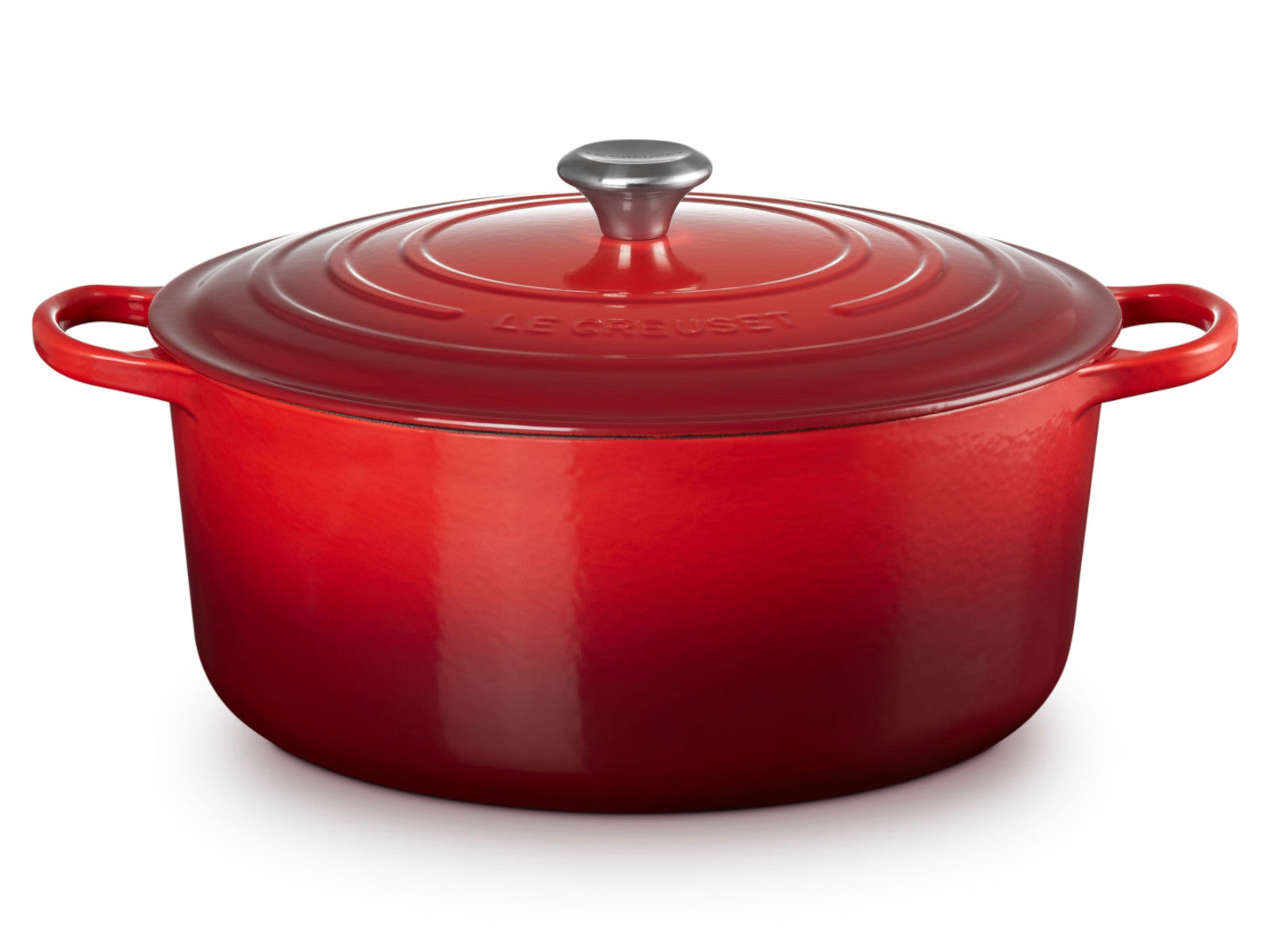 Le Creuset Bräter Signature rund kirschrot 34cm Freisteller 1