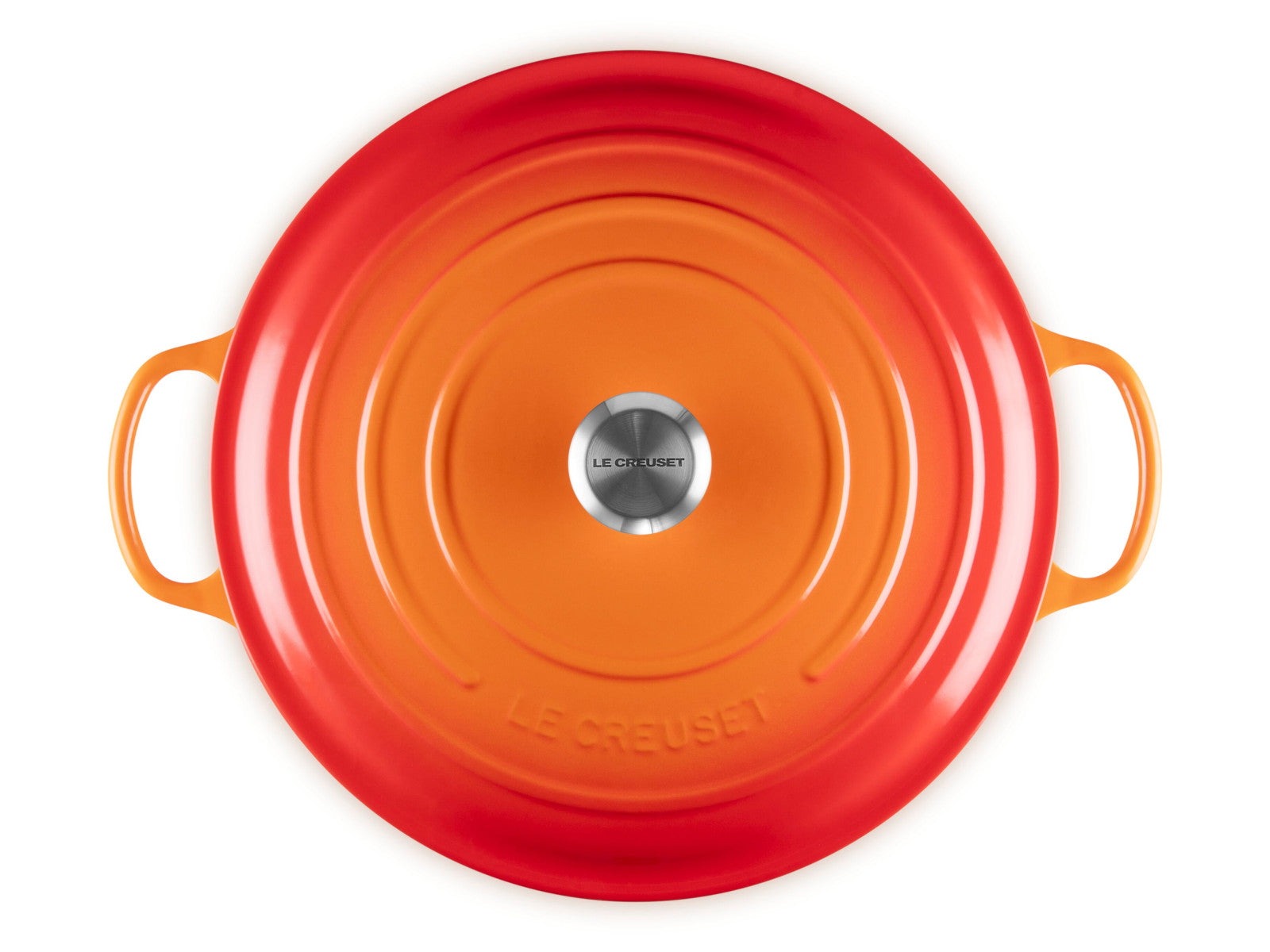 Le Creuset Bräter Signature rund orange 34cm Freisteller 5