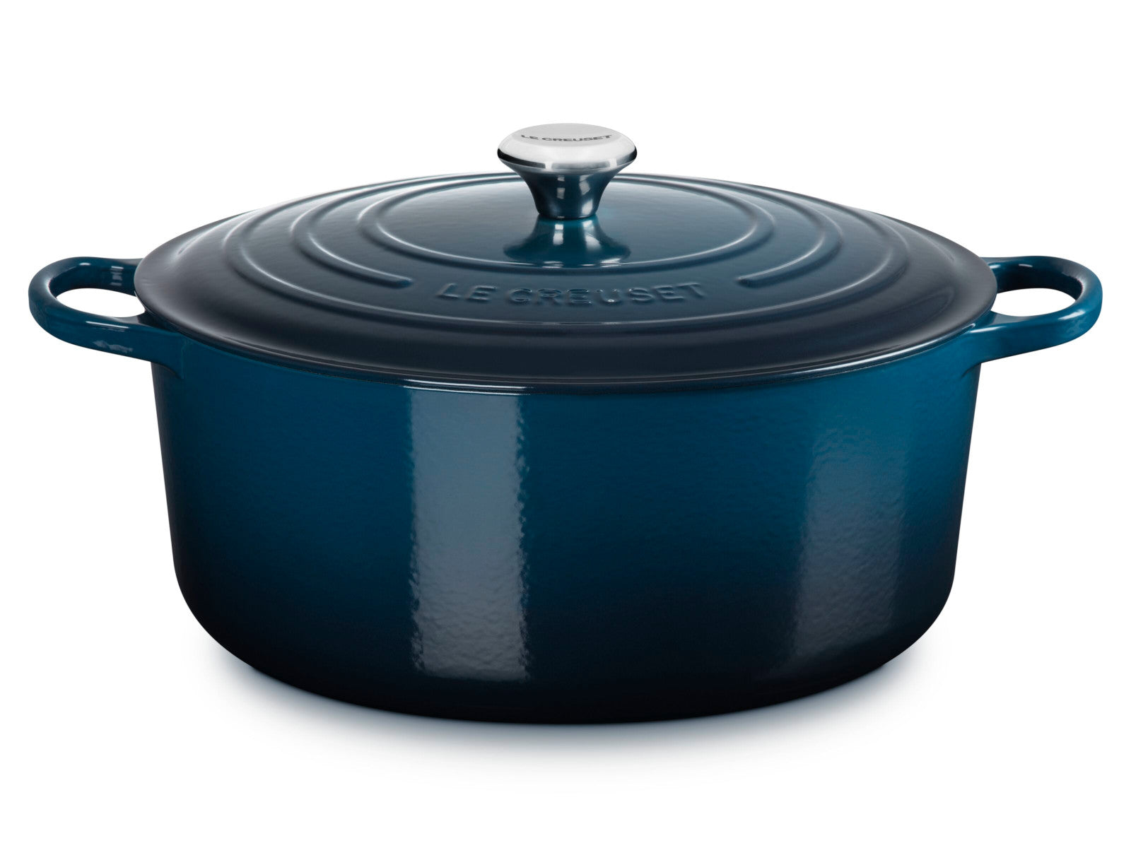 Le Creuset Bräter Signature rund nuit 34cm Freisteller 2