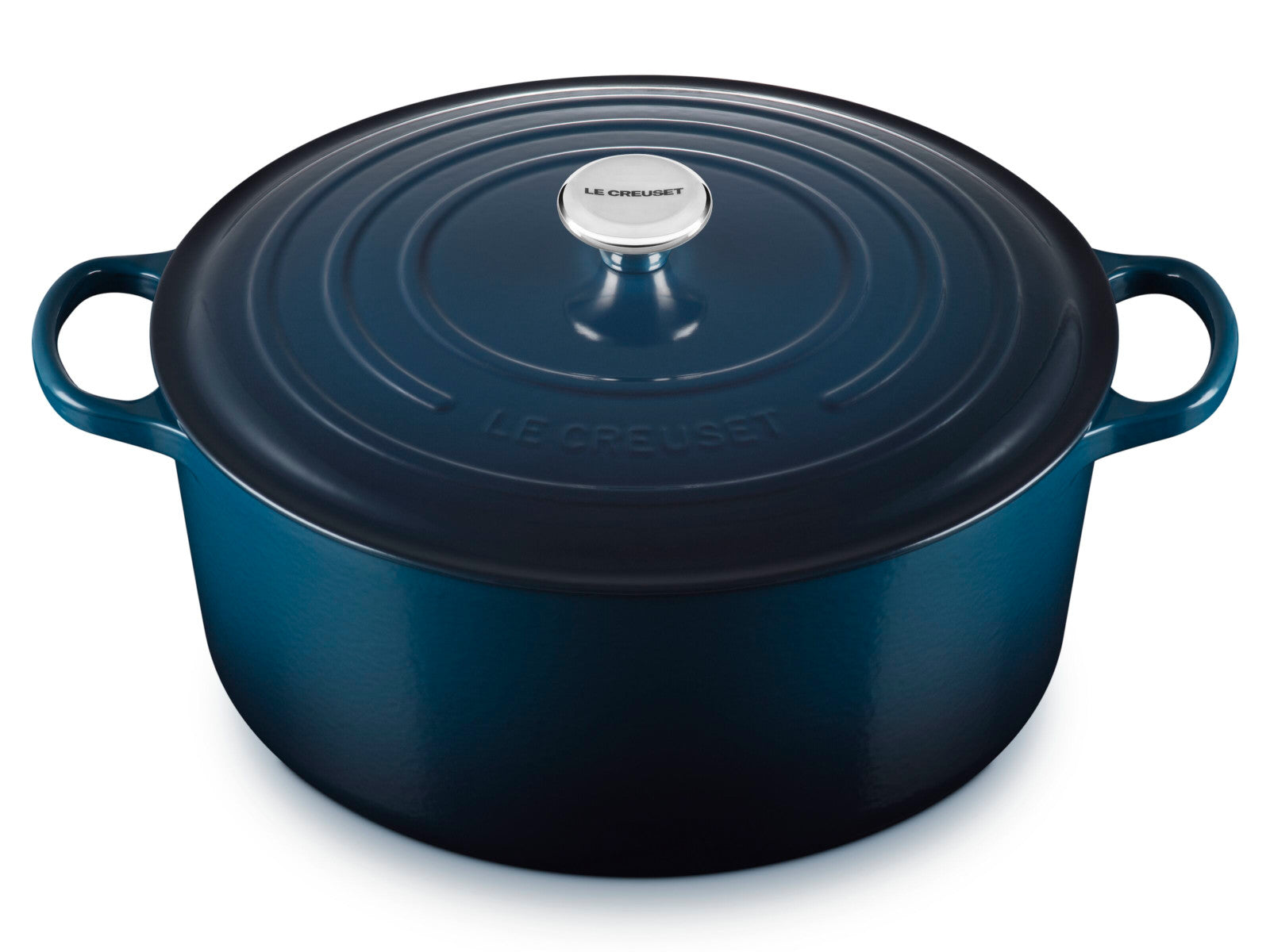 Le Creuset Bräter Signature rund nuit 34cm Freisteller 3