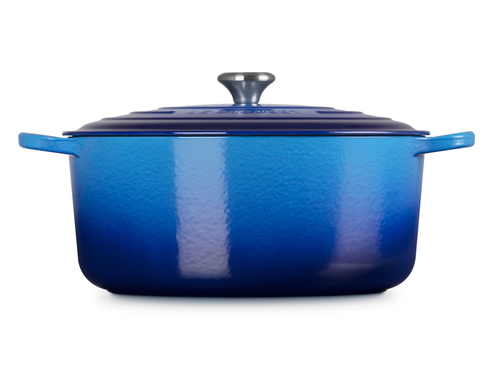 Le Creuset Bräter Signature rund azure 34cm Freisteller 2