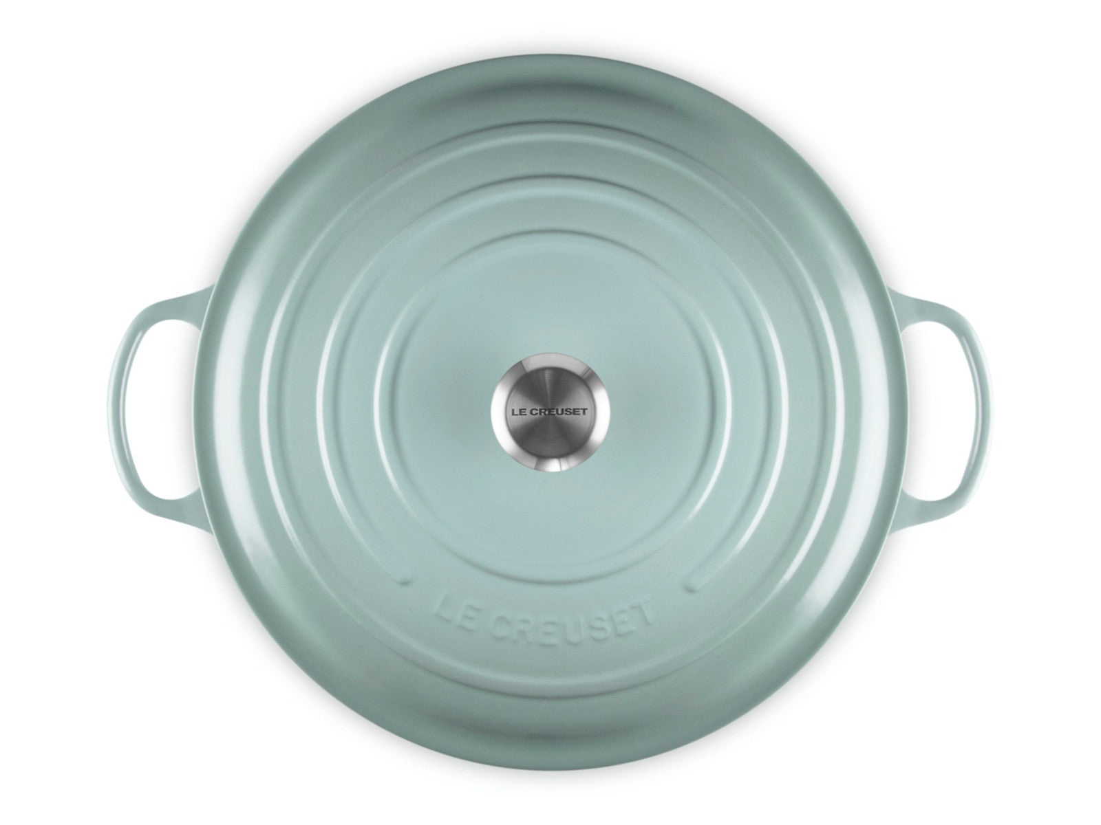 Le Creuset Bräter Signature rund sea salt 34cm Freisteller 5